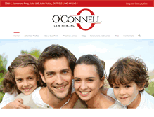 Tablet Screenshot of oconnellfirm.com